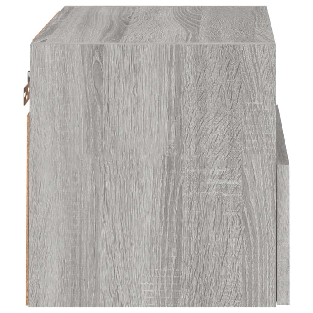 vidaXL TV-Wandschränke 2 Stk. Grau Sonoma 40x30x30 cm Holzwerkstoff