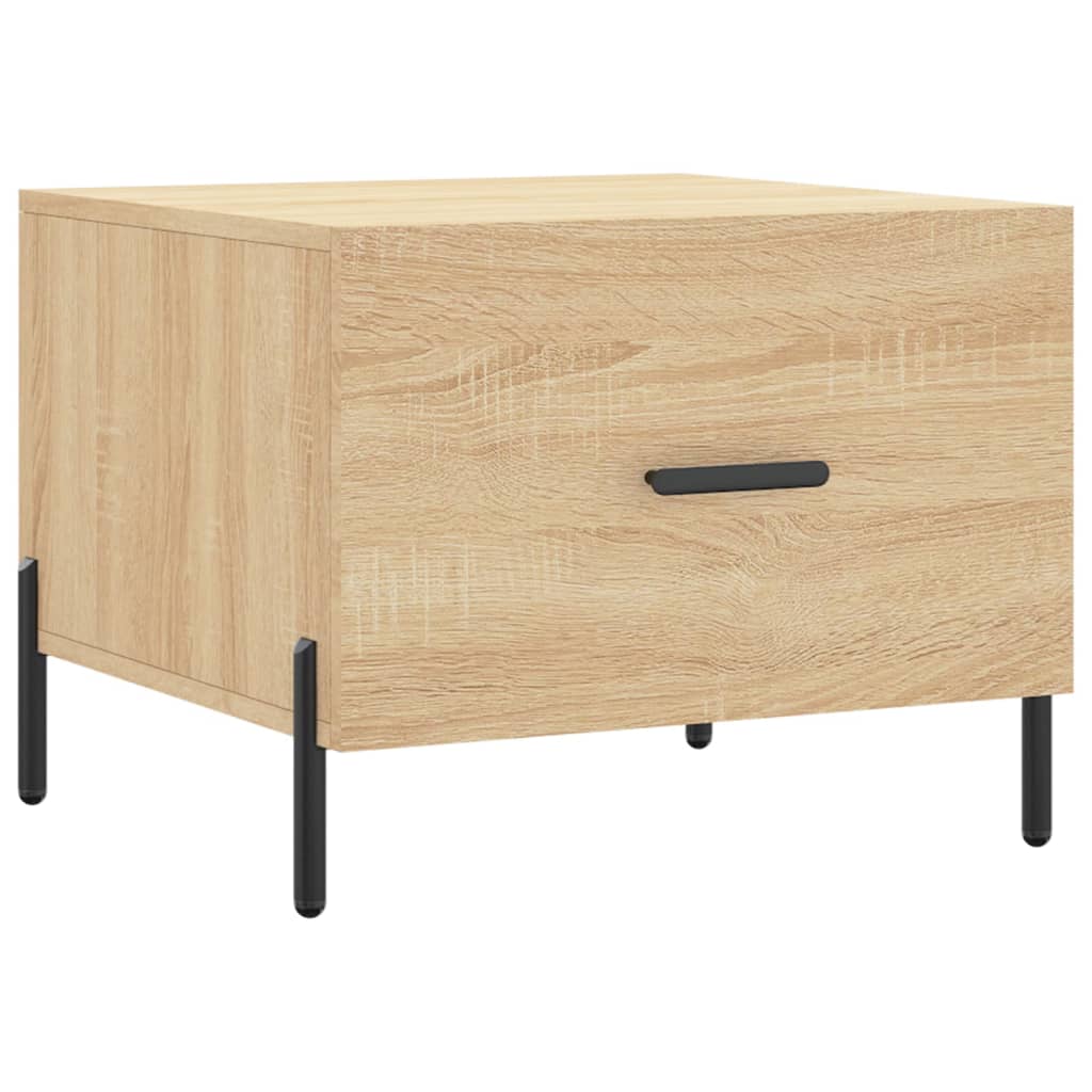 vidaXL Couchtisch Sonoma-Eiche 50x50x40 cm Holzwerkstoff