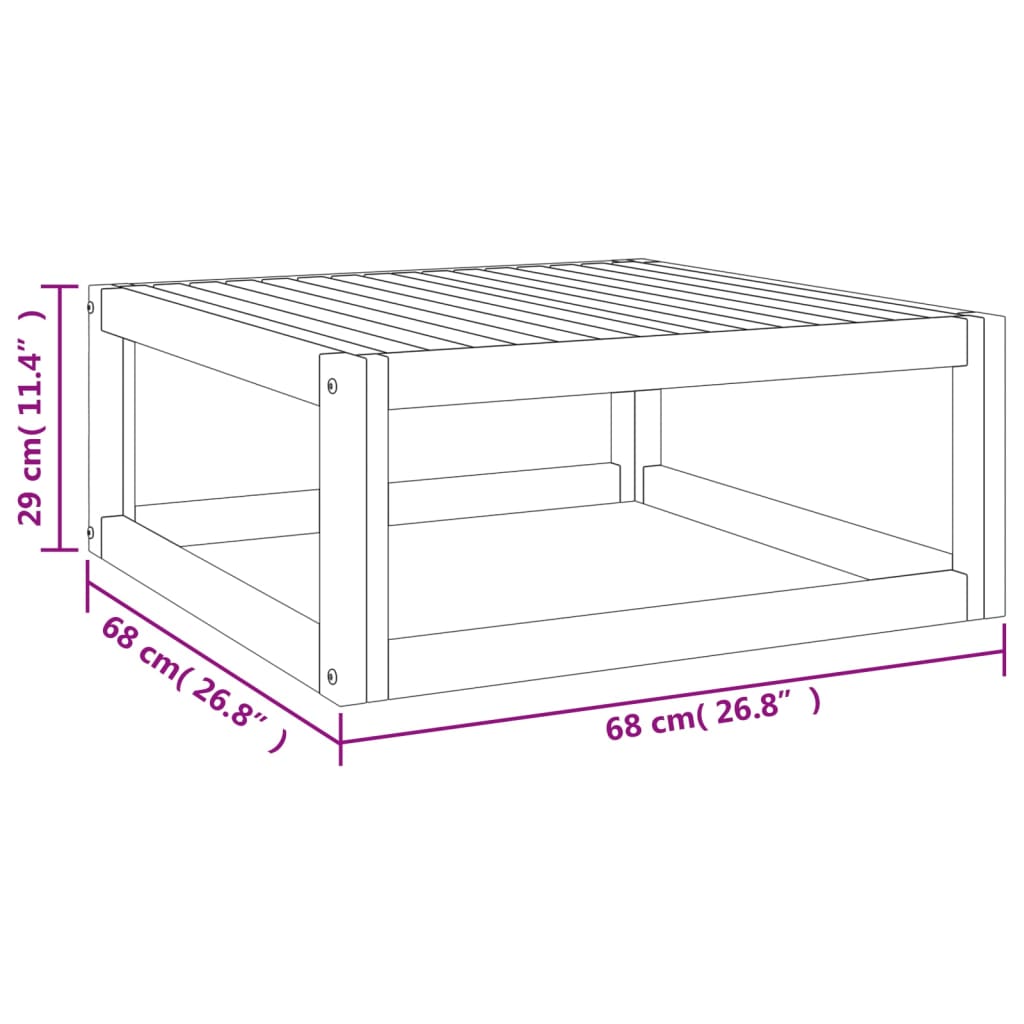 vidaXL 12-tlg. Garten-Lounge-Set mit Taupe Kissen Massivholz