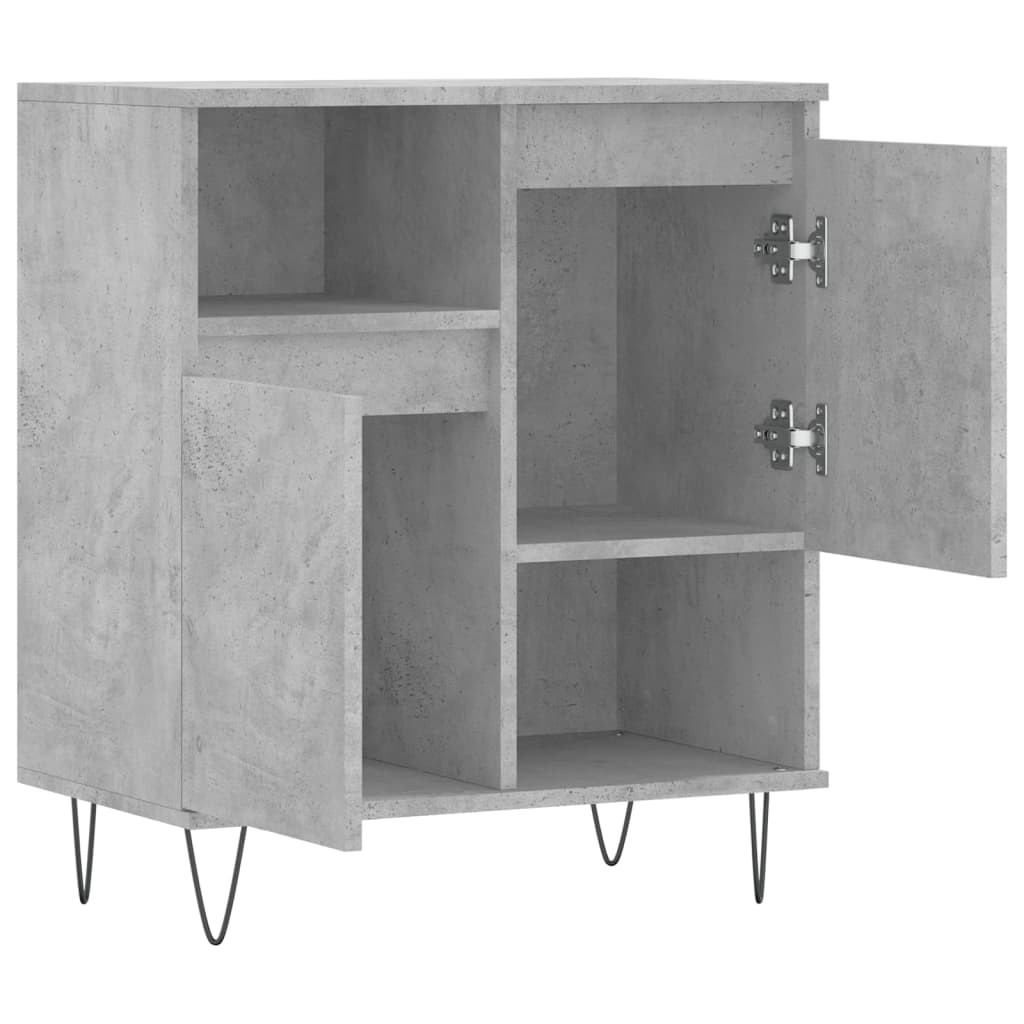 vidaXL Sideboard Betongrau 60x35x70 cm Holzwerkstoff