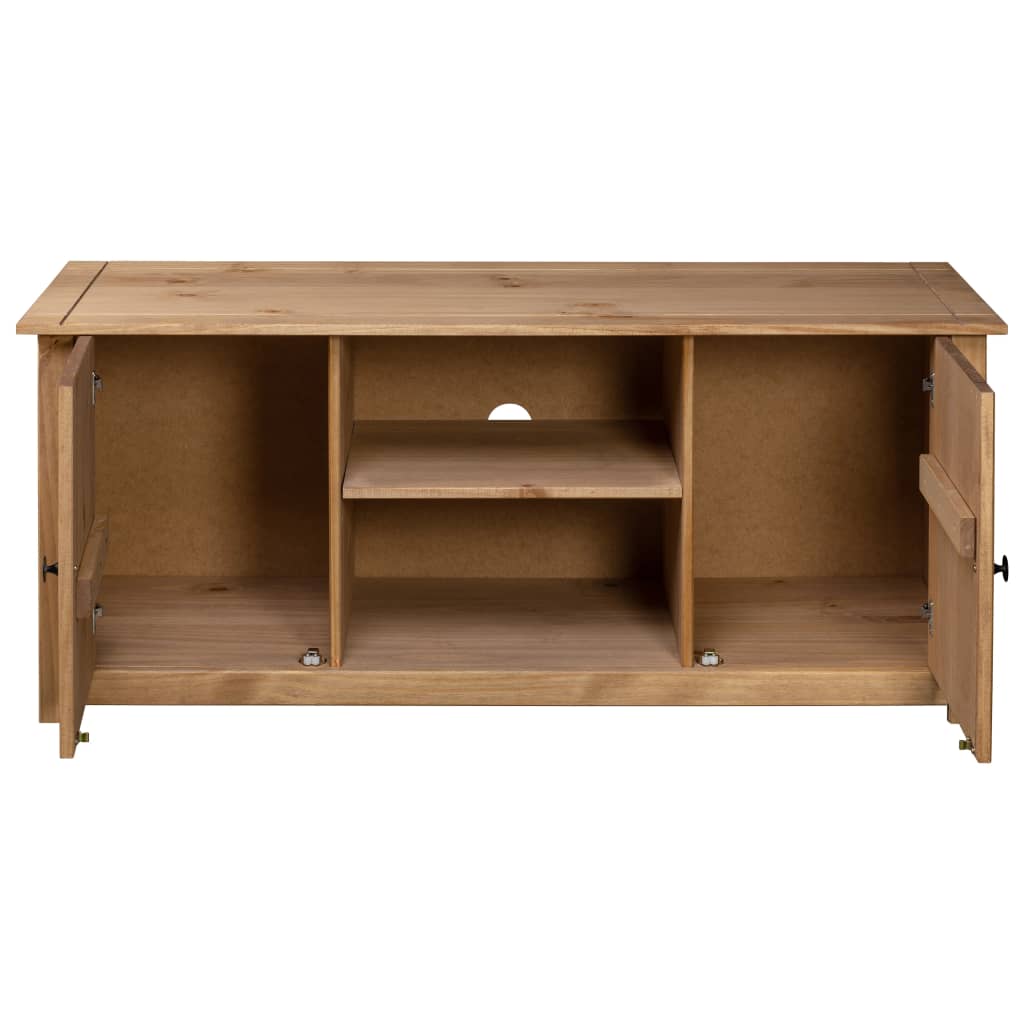 vidaXL TV-Schrank 120 x 40 x 50 cm Massivholz Panama-Kiefer