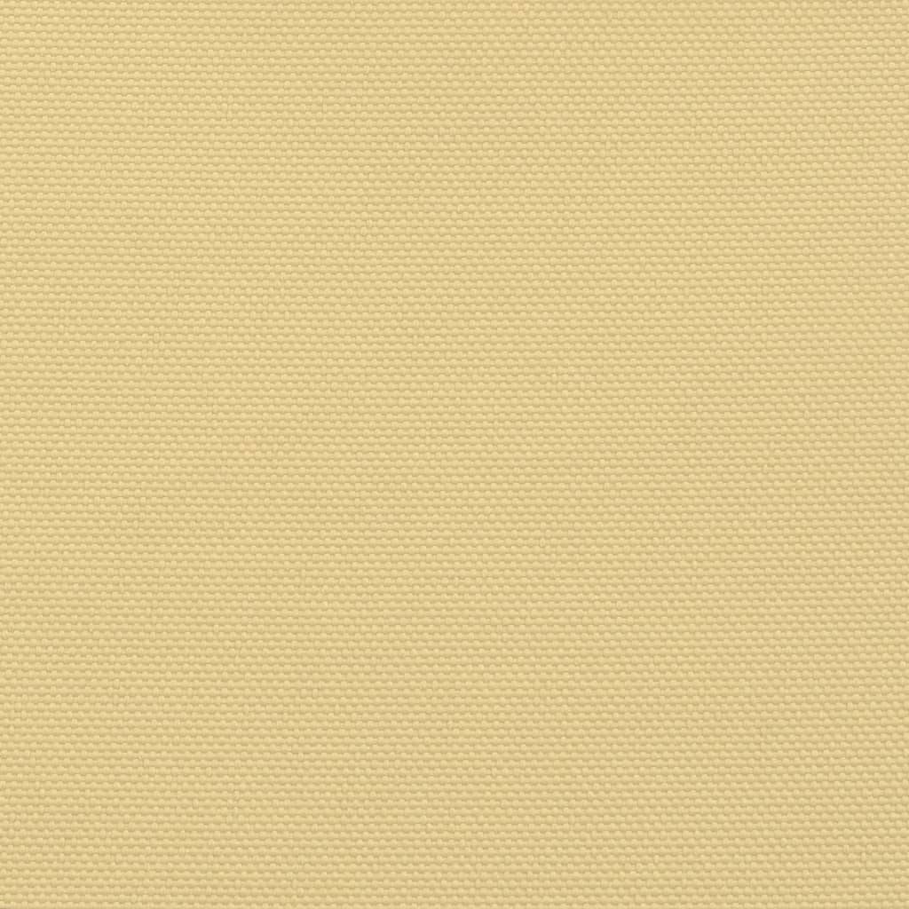 vidaXL Sonnensegel Sandfarbe 4x2 m 100% Polyester Oxford