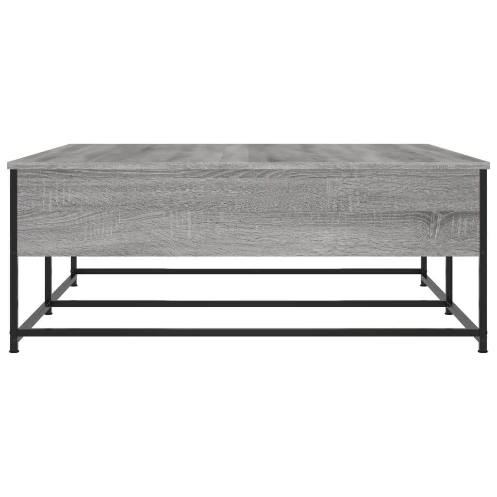 vidaXL Couchtisch Grau Sonoma 100x99x40 cm Holzwerkstoff