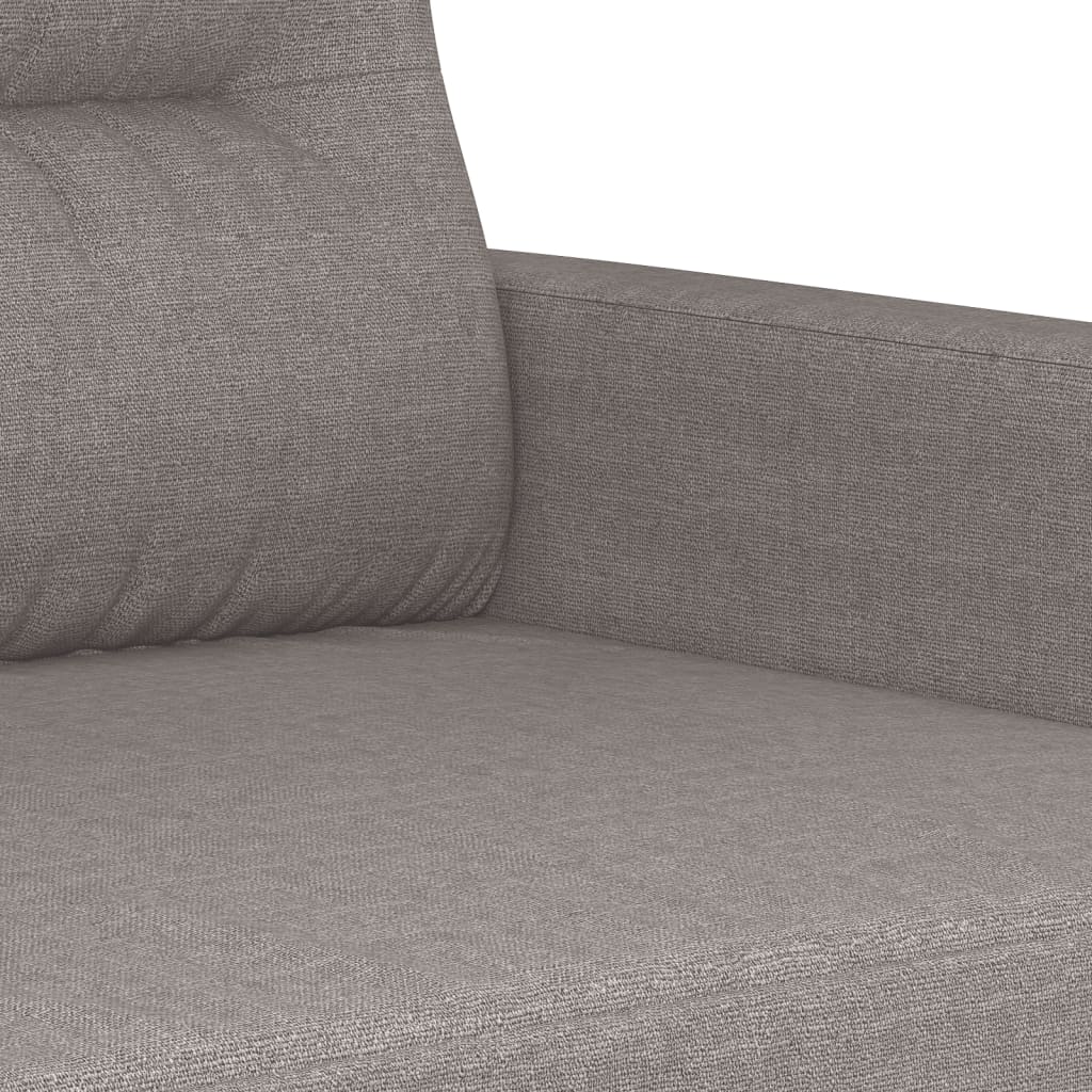 vidaXL 3-Sitzer-Sofa Taupe 180 cm Stoff