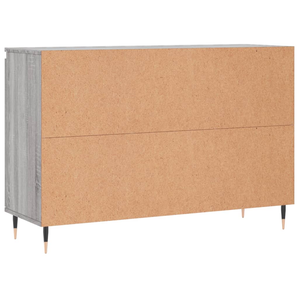 vidaXL Sideboard Grau Sonoma 104x35x70 cm Holzwerkstoff