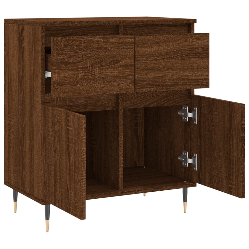 vidaXL Sideboard Braun Eichen-Optik 60x35x70 cm Holzwerkstoff