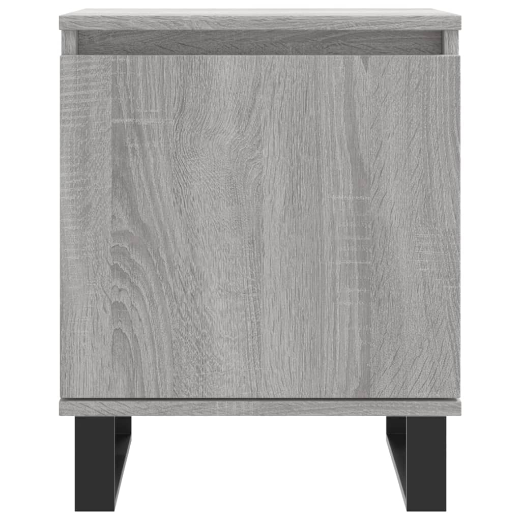 vidaXL Nachttisch Grau Sonoma 40x30x50 cm Holzwerkstoff