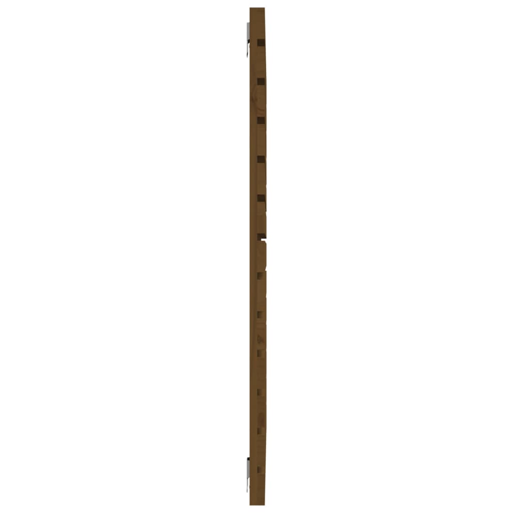 vidaXL Wand-Kopfteil Honigbraun 146x3x91,5 cm Massivholz Kiefer