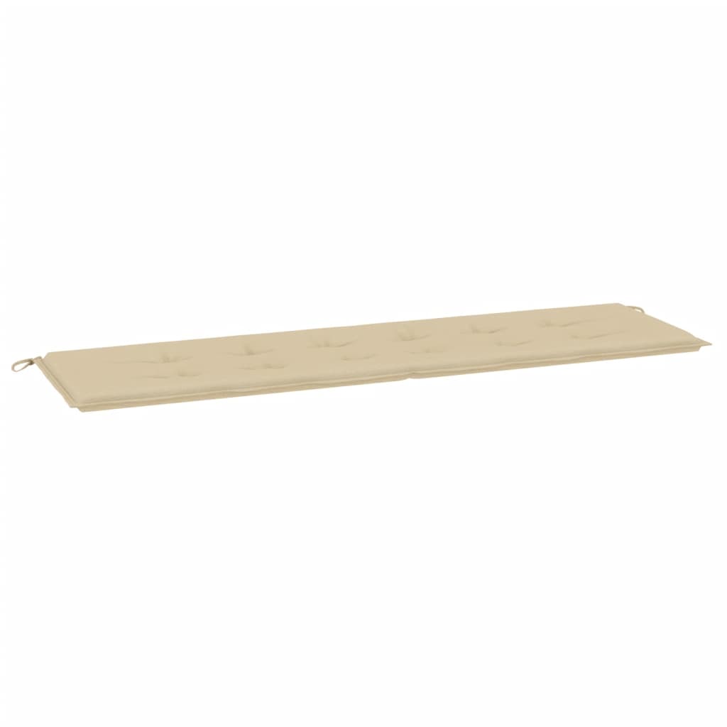 vidaXL Gartenbank-Auflage Beige 180x50x3 cm Oxford-Gewebe