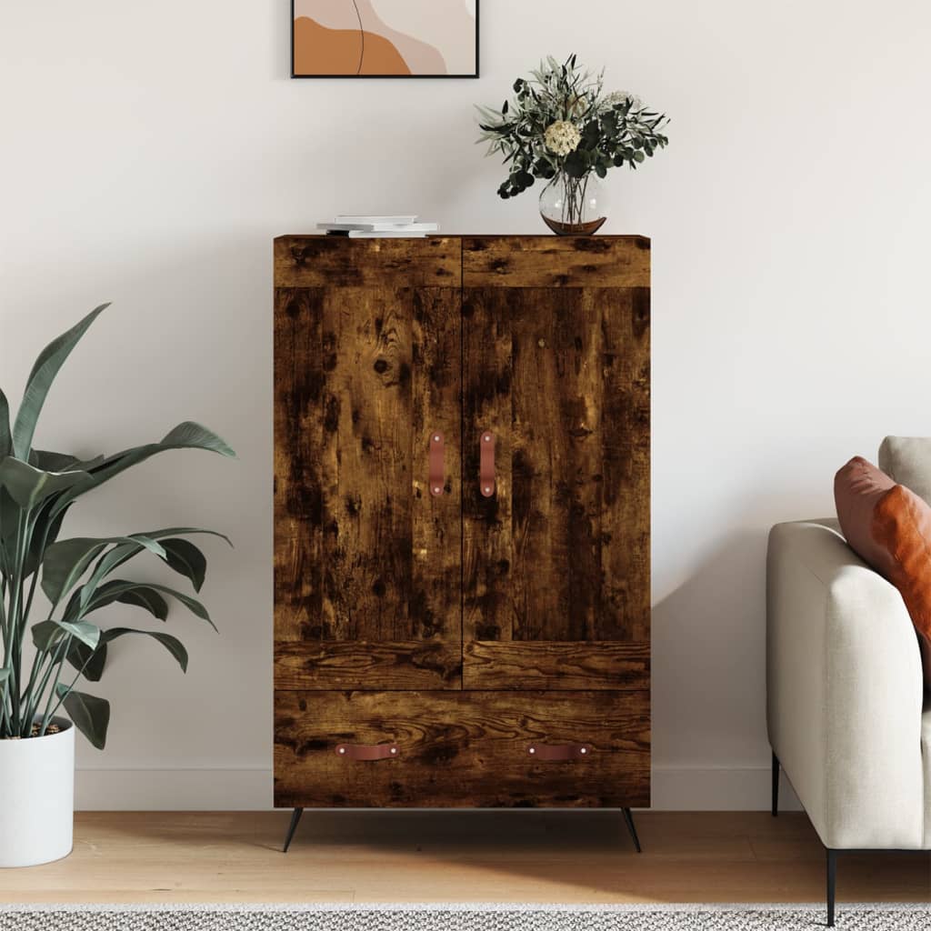 vidaXL Highboard Räuchereiche 69,5x31x115 cm Holzwerkstoff