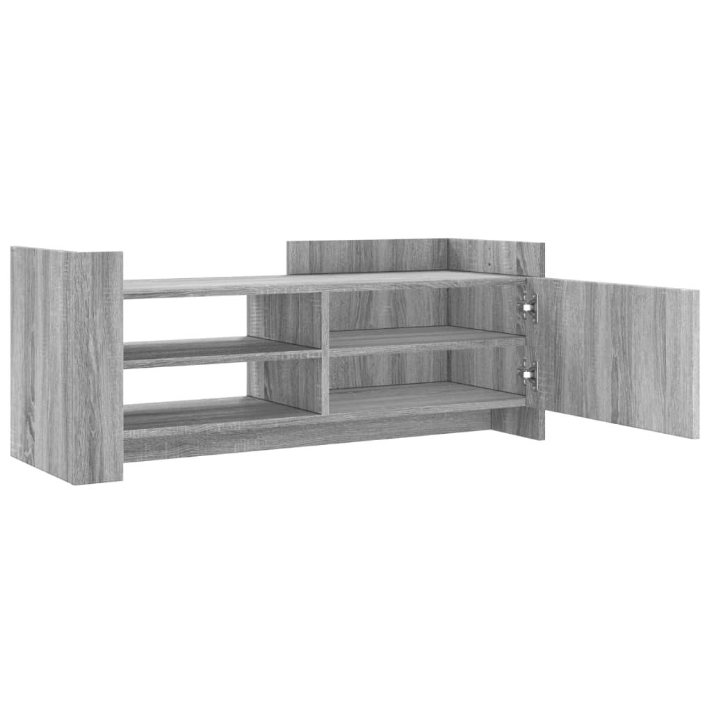 vidaXL TV-Schrank Grau Sonoma 100x35x40 cm Holzwerkstoff