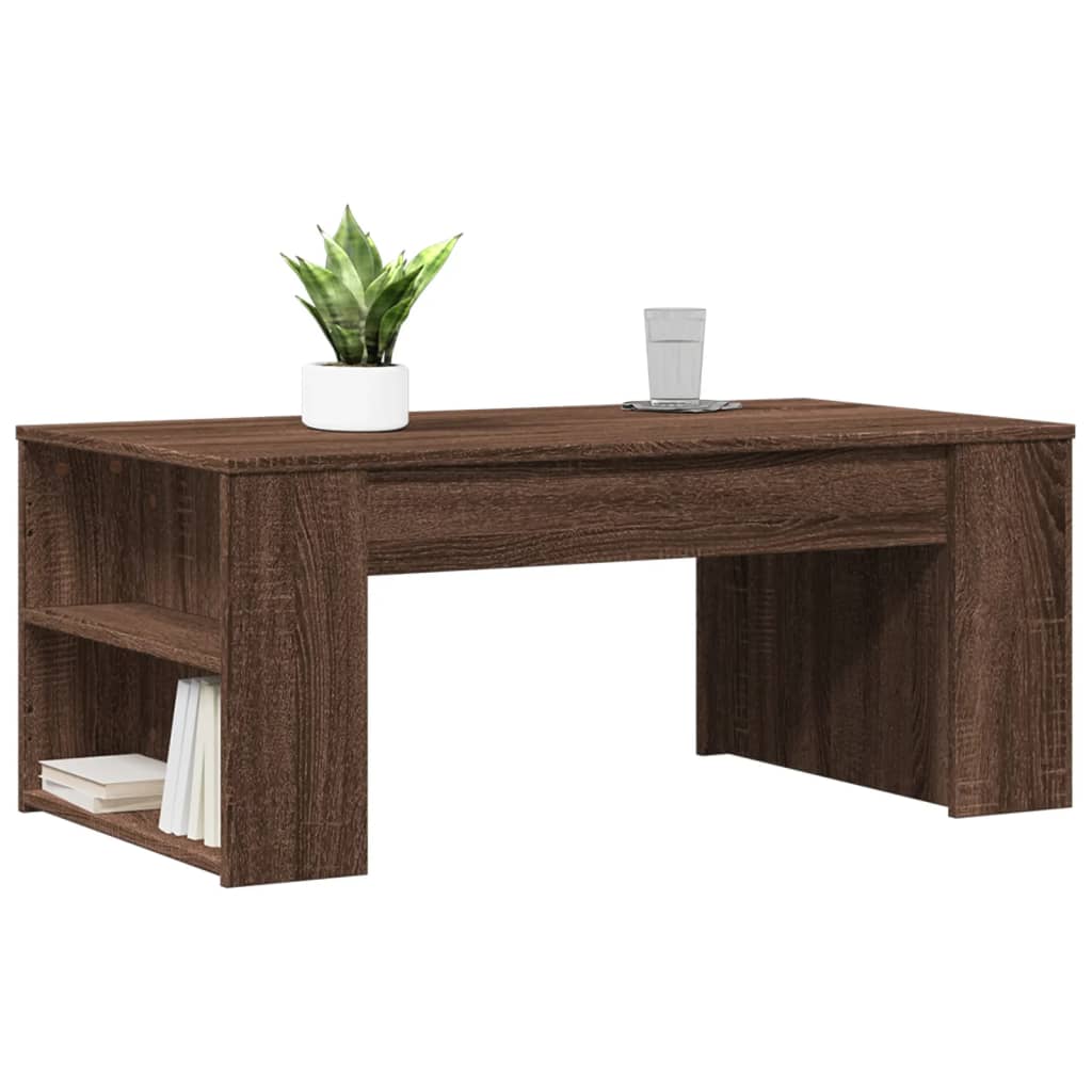 vidaXL Couchtisch Braun Eichen-Optik 102x55x42 cm Holzwerkstoff