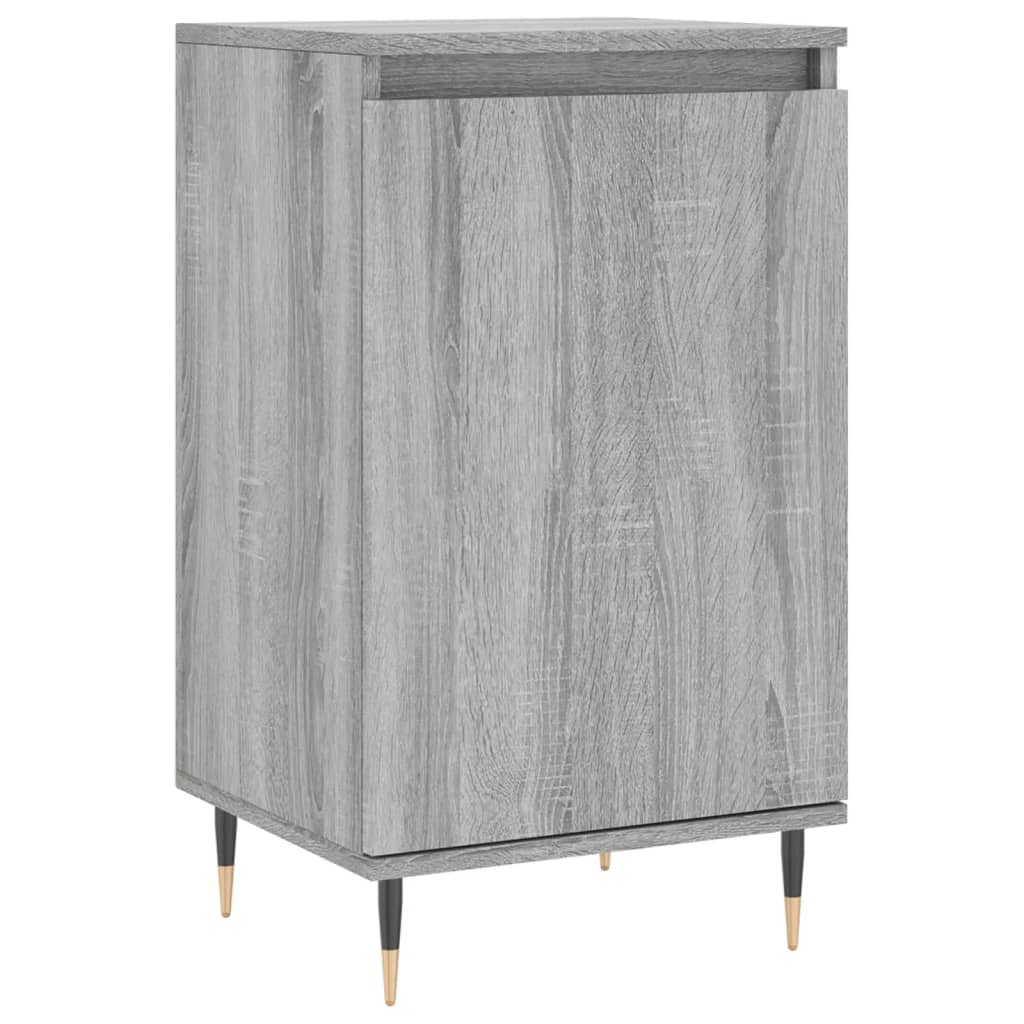 vidaXL Sideboards 2 Stk. Grau Sonoma 40x35x70 cm Holzwerkstoff