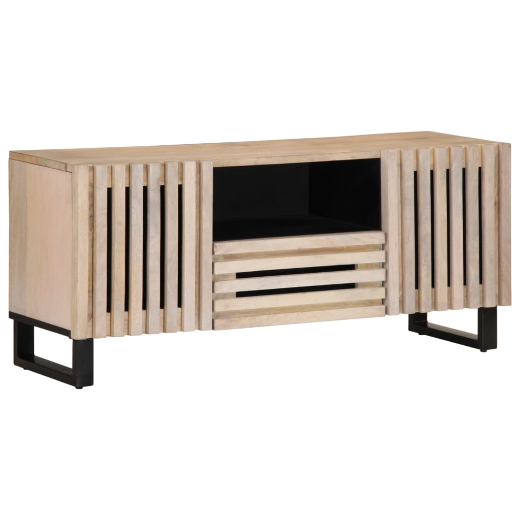 vidaXL TV-Schrank 100x34x46 cm Massivholz Mango