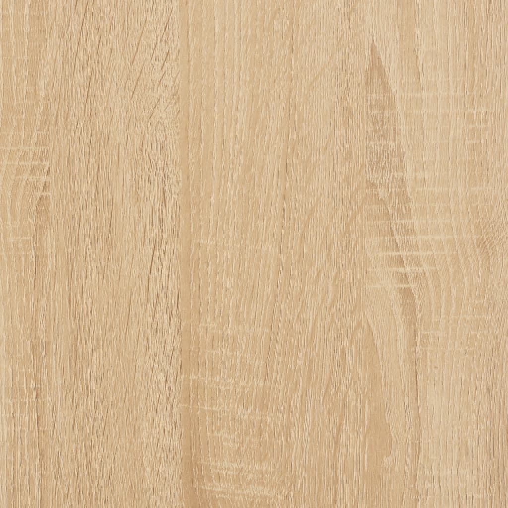 vidaXL Konsolentisch Sonoma-Eiche 75x34,5x75 cm Holzwerkstoff