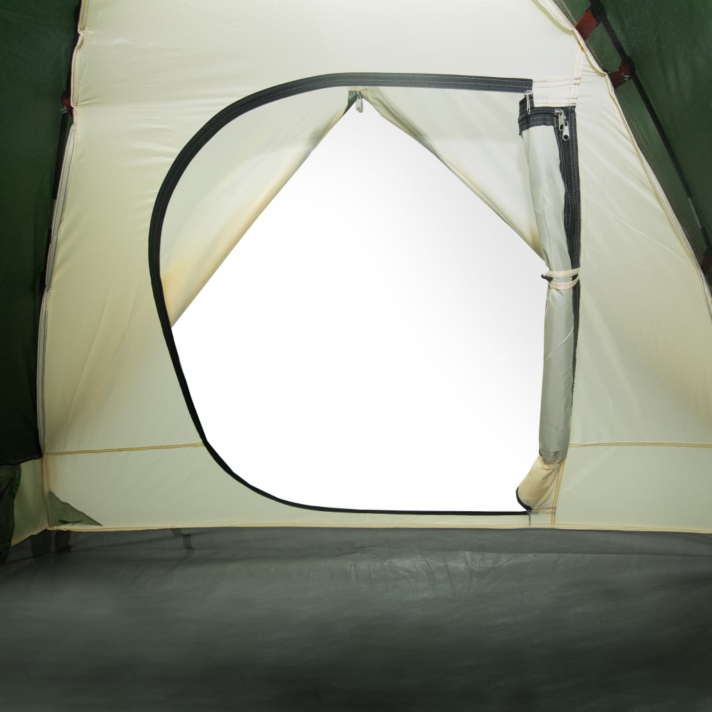 vidaXL Kuppel-Campingzelt 3 Personen Grün Wasserdicht