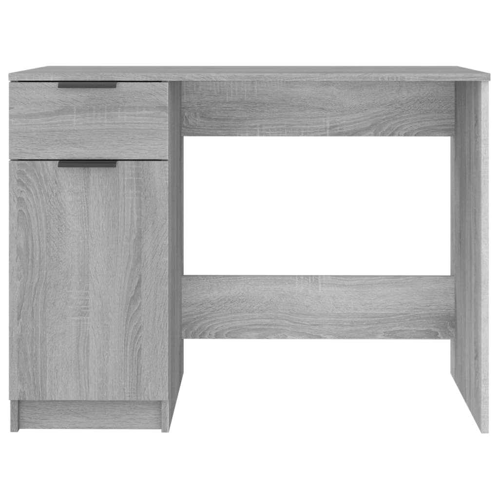 vidaXL Schreibtisch Grau Sonoma 100x50x75 cm Holzwerkstoff