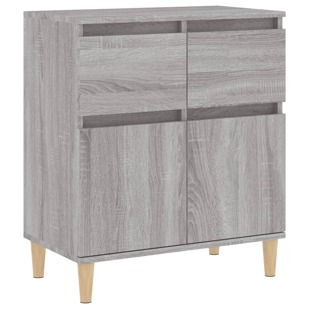 vidaXL Sideboard Grau Sonoma 60x35x70 cm Holzwerkstoff