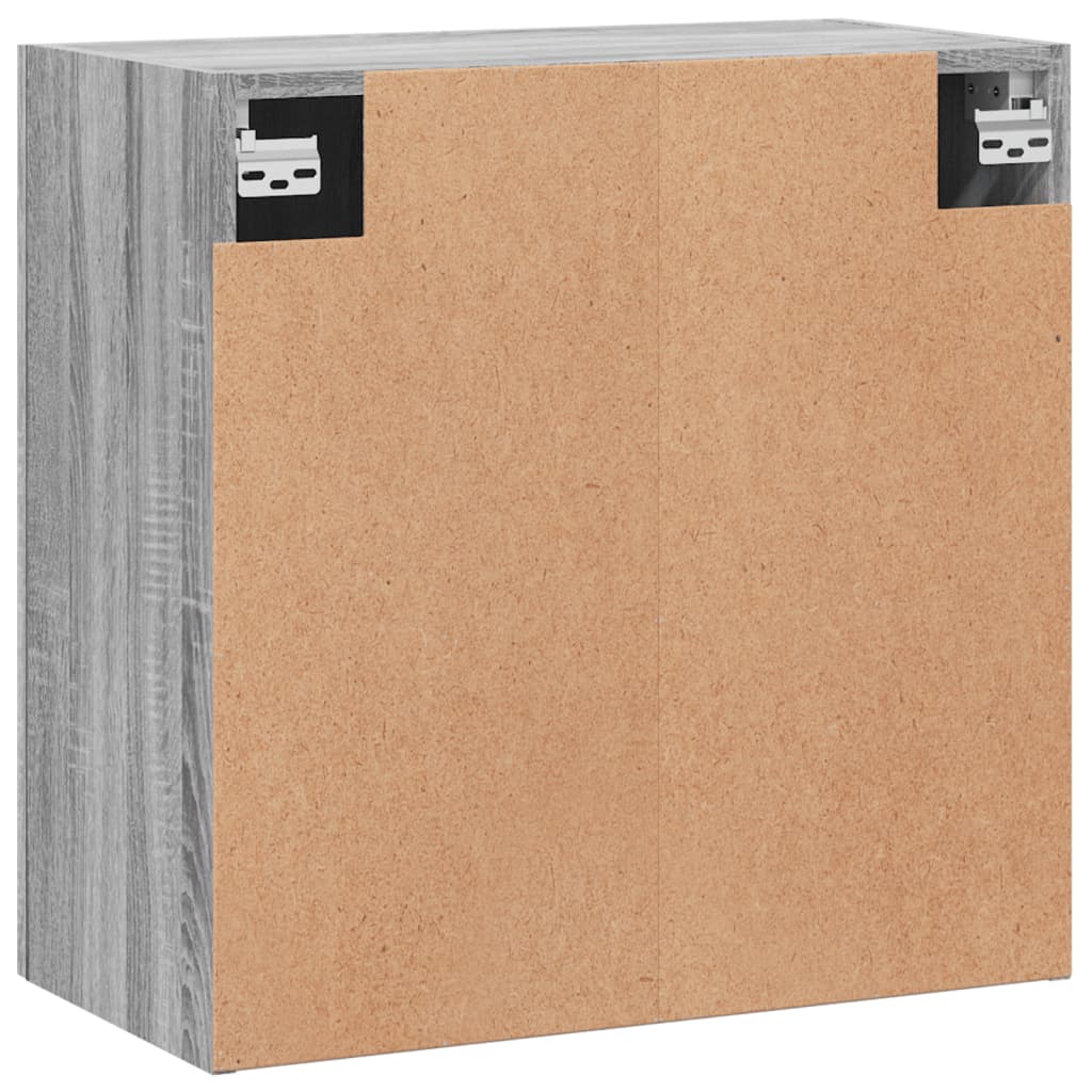 vidaXL Wandschrank Grau Sonoma 60x31x60 cm Holzwerkstoff