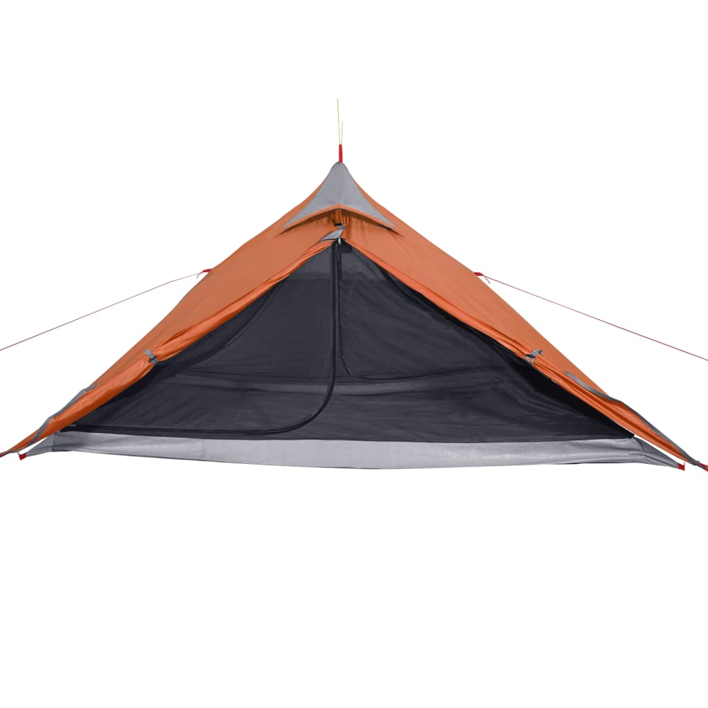 vidaXL Tipi-Campingzelt 1 Person Orange Wasserdicht