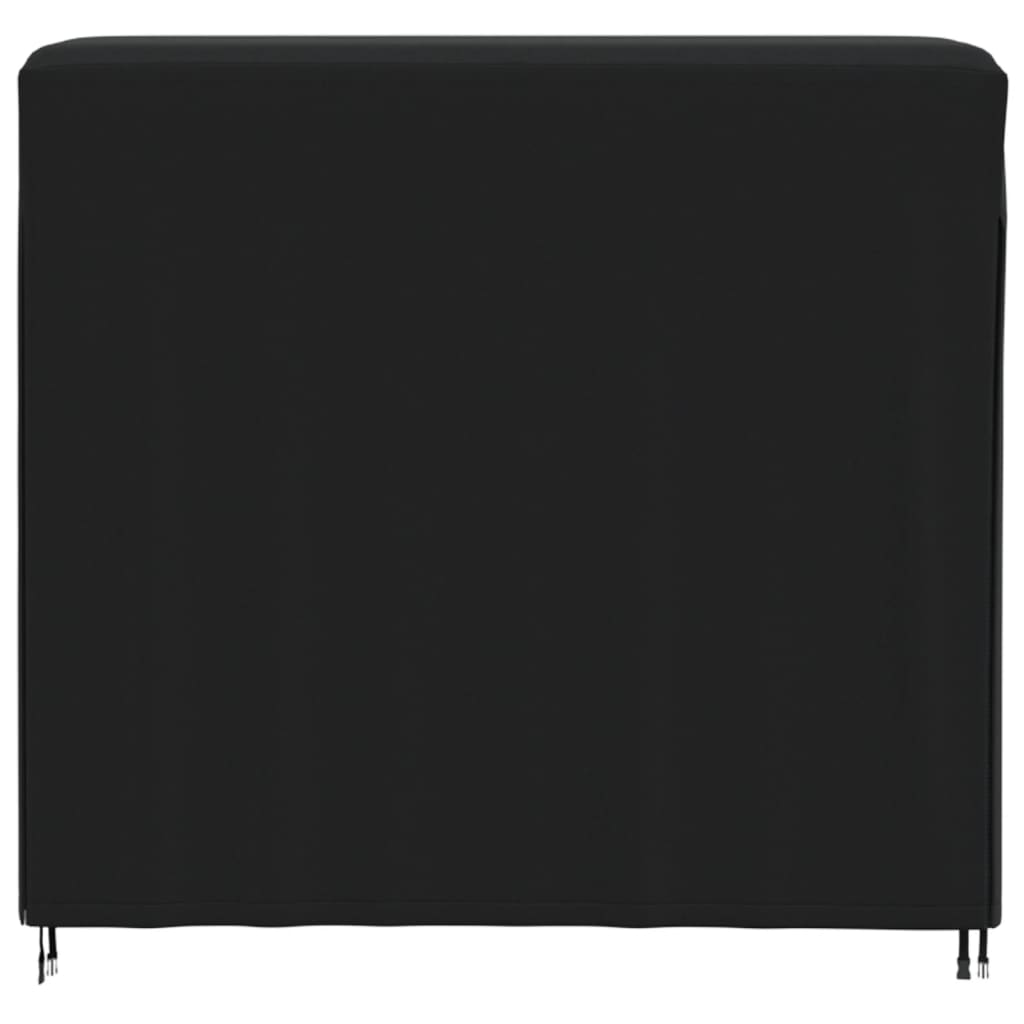 vidaXL Abdeckung für Brennholzregal Schwarz 122x61x106 cm 420D Oxford