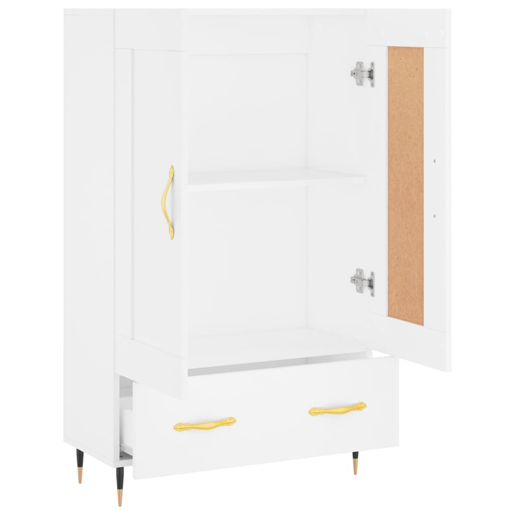 vidaXL Highboard Weiß 69,5x31x115 cm Holzwerkstoff