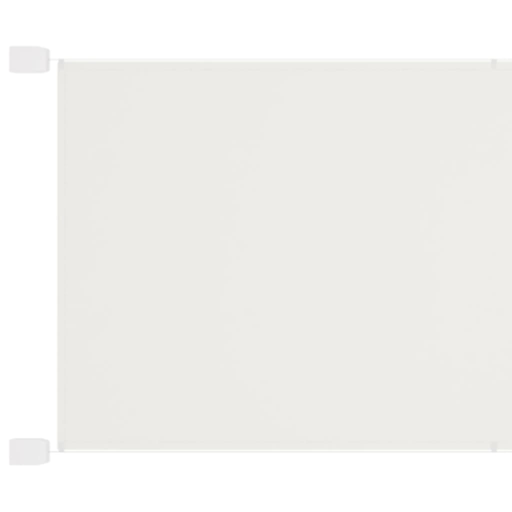 vidaXL Senkrechtmarkise Weiß 180x1200 cm Oxford-Gewebe
