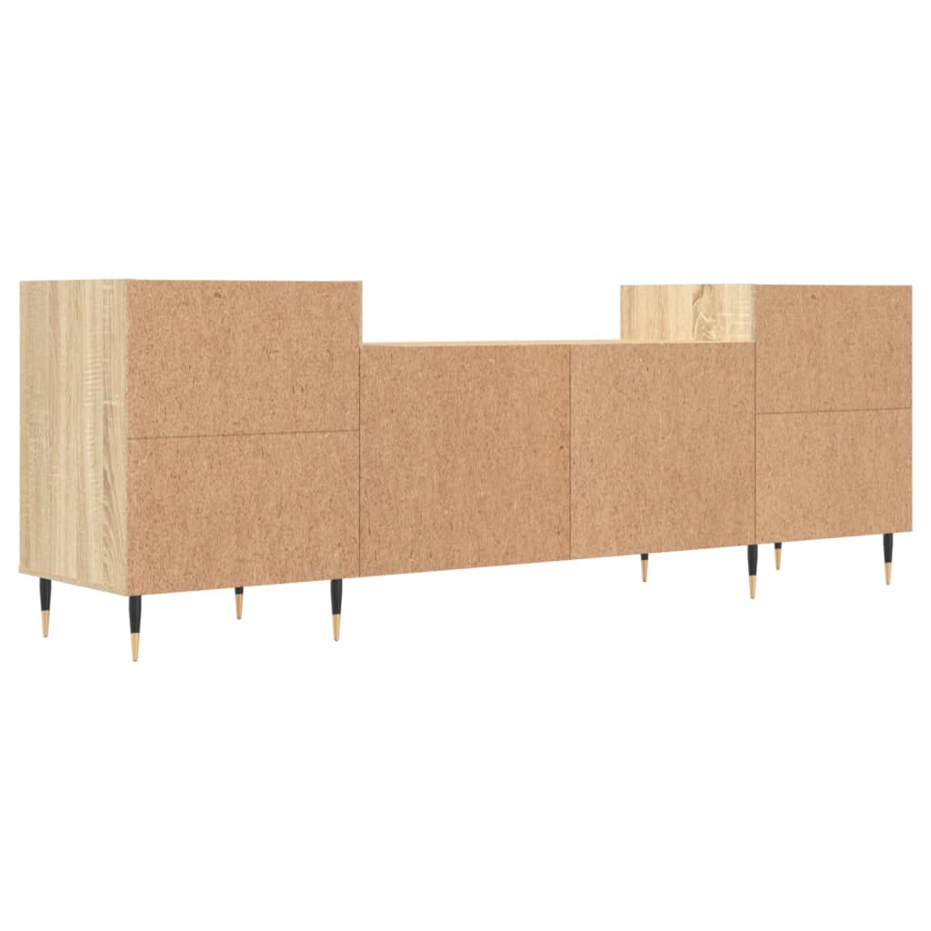 vidaXL TV-Schrank Sonoma-Eiche 160x35x55 cm Holzwerkstoff