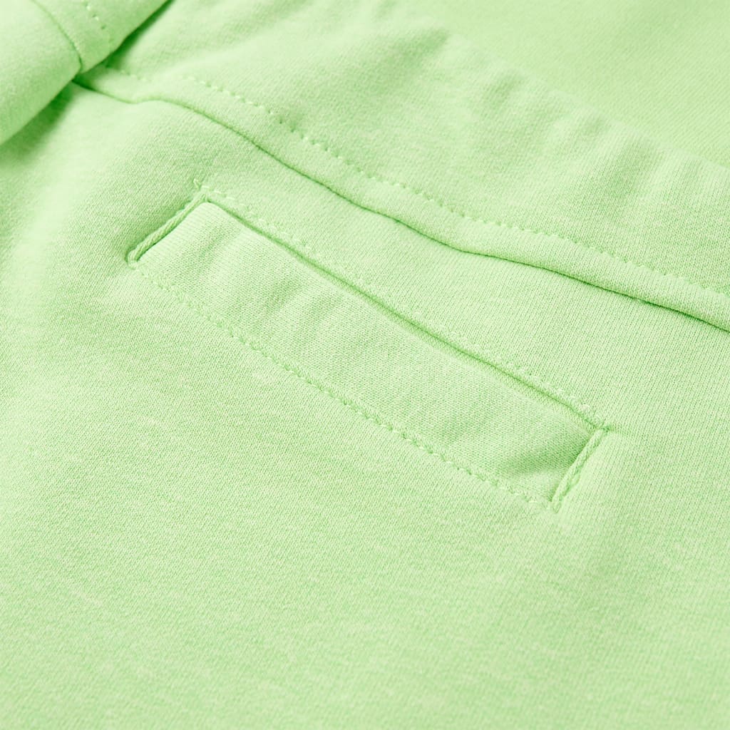 Kindershorts Fluo-Grün 104