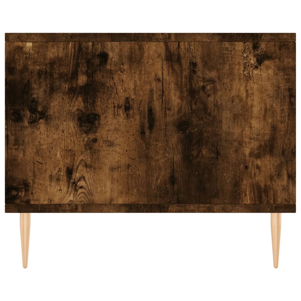 vidaXL Couchtisch Räuchereiche 90x50x40 cm Holzwerkstoff