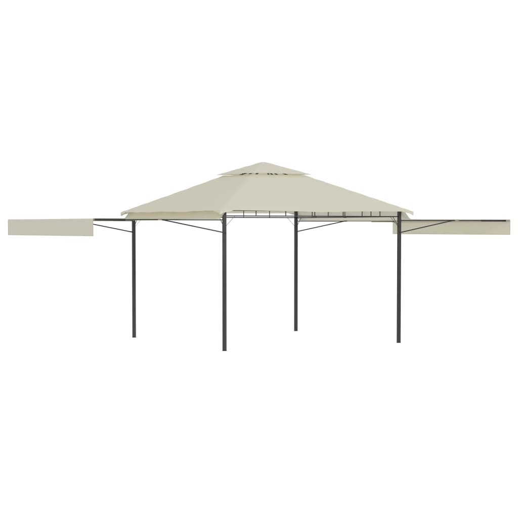 vidaXL Pavillon mit Doppelt Erweiterten Dächern 3x3x2,75 cm 180 g/m²