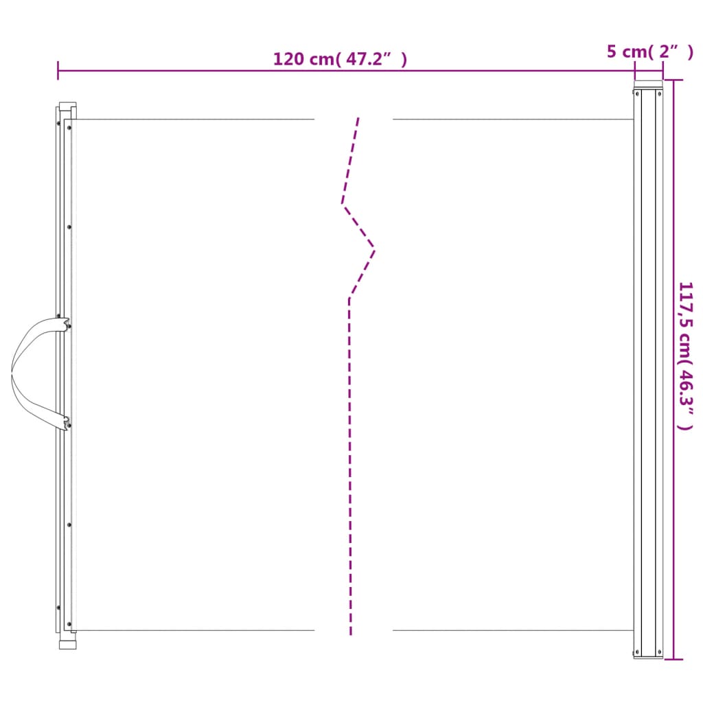 vidaXL Haustier-Barriere Ausziehbar Weiß 117,5x125 cm