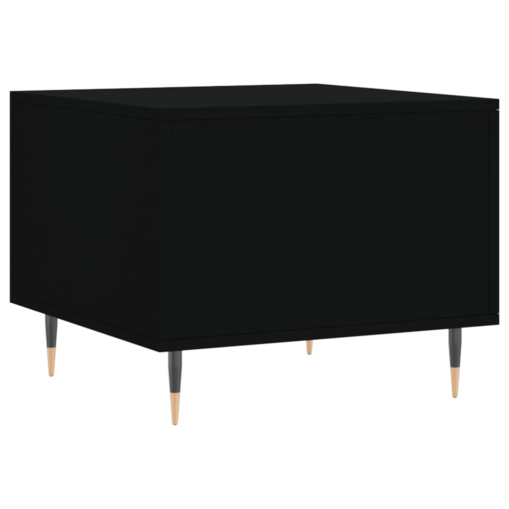 vidaXL Couchtisch Schwarz 50x50x40 cm Holzwerkstoff