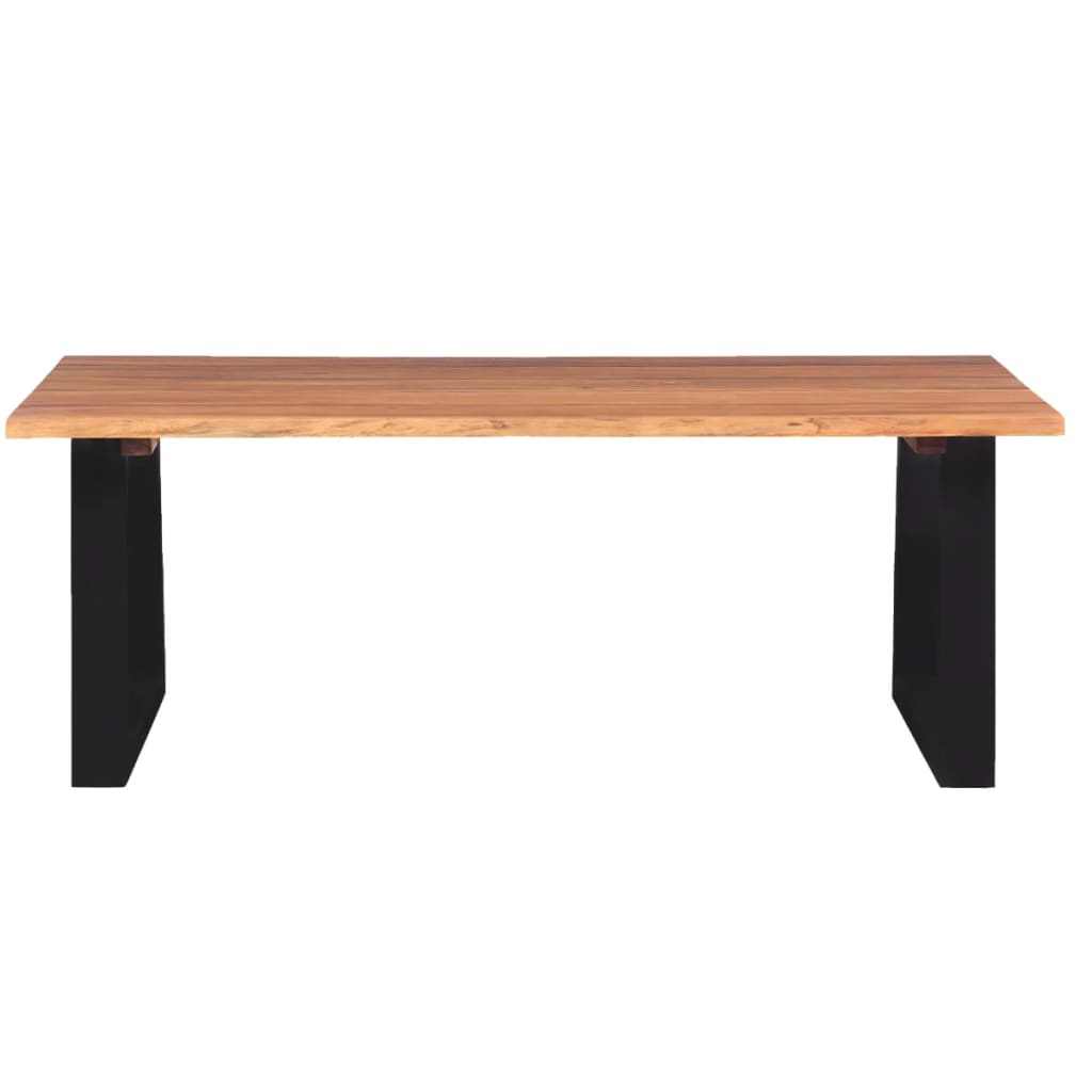 vidaXL Couchtisch Massivholz Akazie 110x60x40 cm