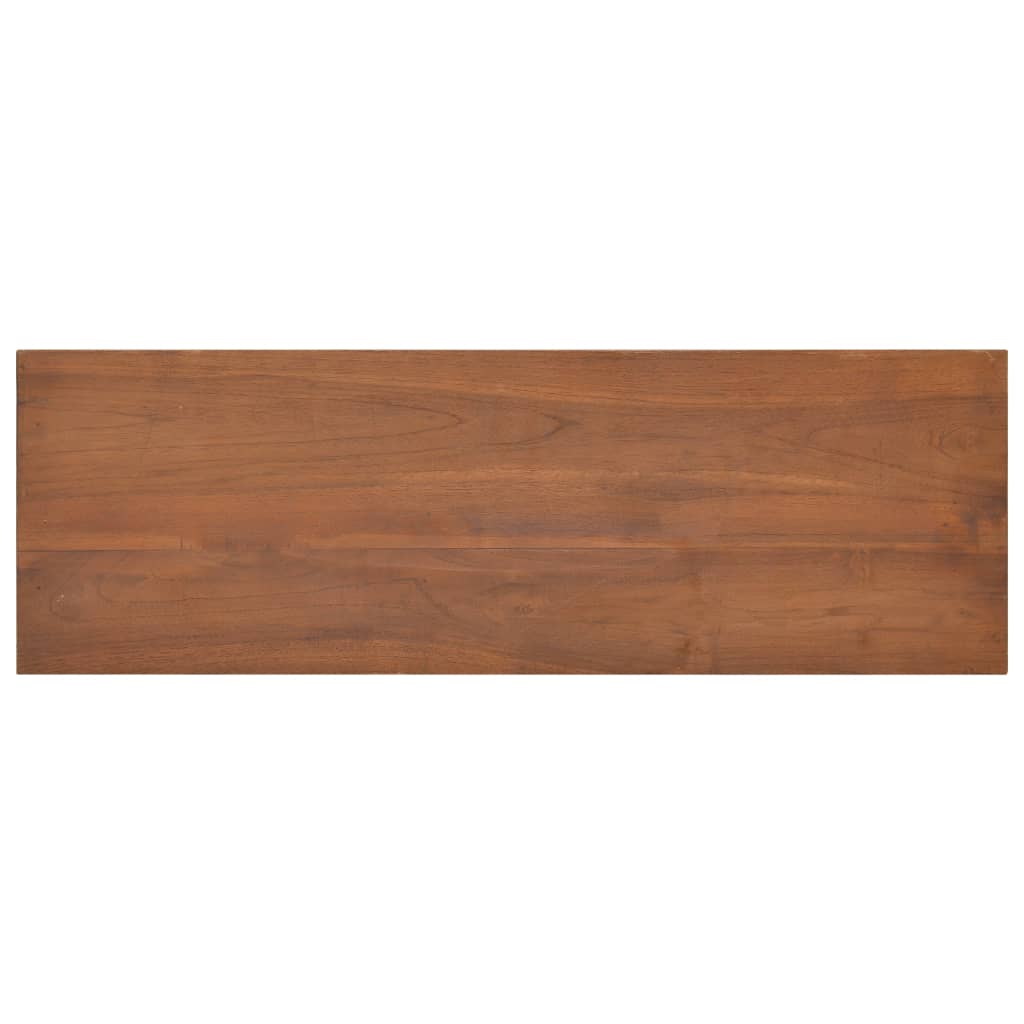 vidaXL TV-Schrank 90x30x40 cm Massivholz Teak