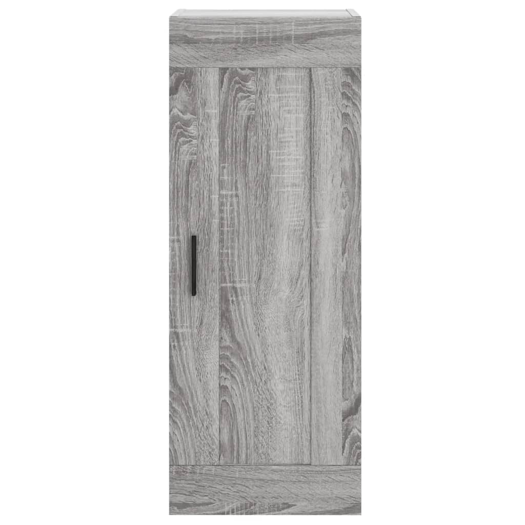 vidaXL Wandschrank Grau Sonoma 34,5x34x90 cm Holzwerkstoff