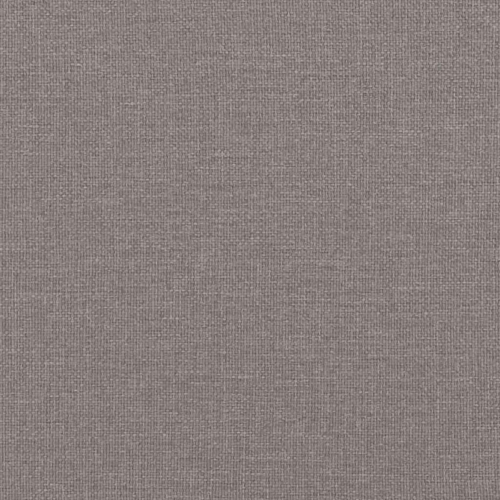 vidaXL Tagesbett Taupe 100x200 cm Stoff