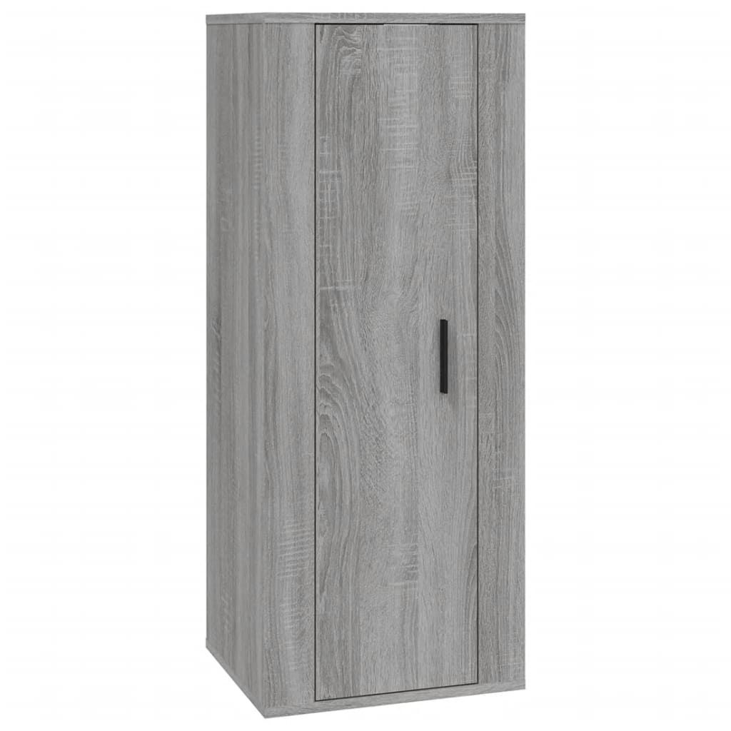 vidaXL 4-tlg. TV-Schrank-Set Grau Sonoma Holzwerkstoff