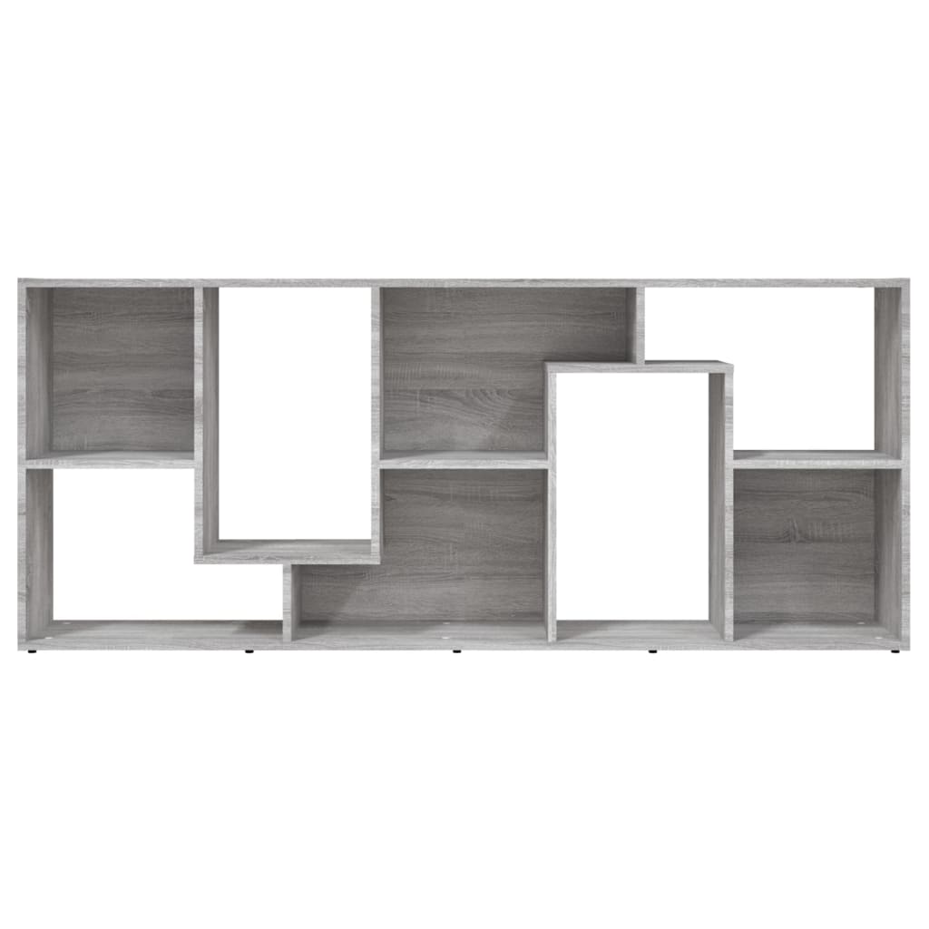 vidaXL Bücherregal Grau Sonoma 67x24x161 cm Holzwerkstoff