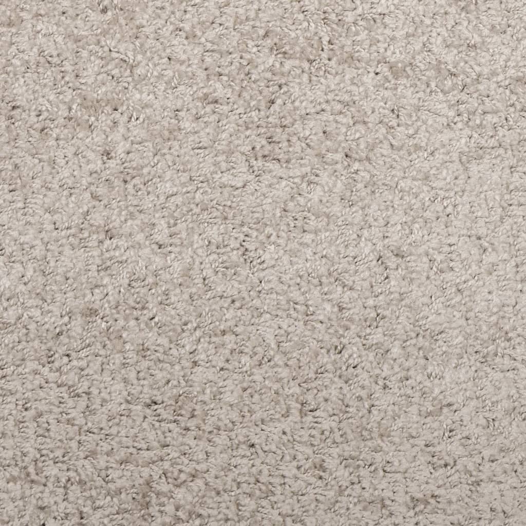 vidaXL Shaggy-Teppich PAMPLONA Hochflor Modern Beige 240x240 cm