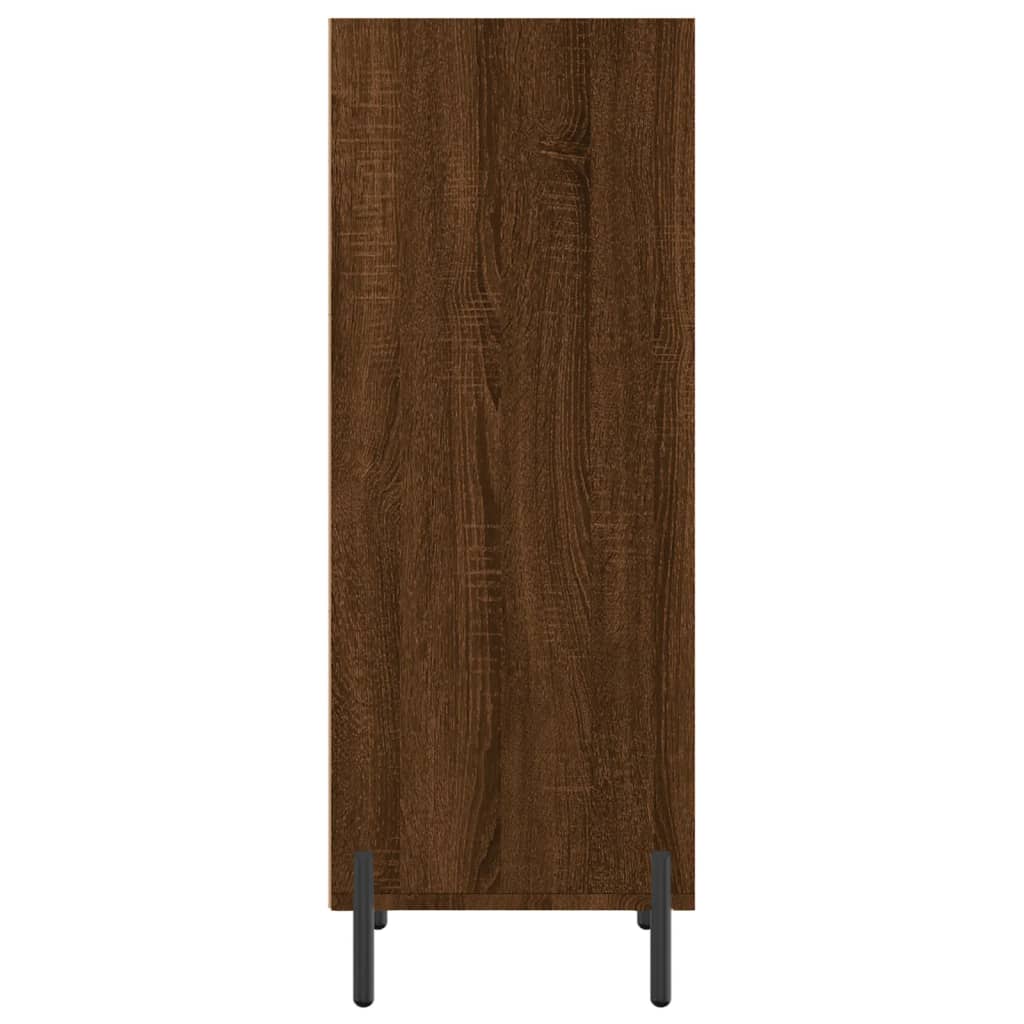 vidaXL Sideboard Braun Eichen-Optik 34,5x32,5x90 cm Holzwerkstoff