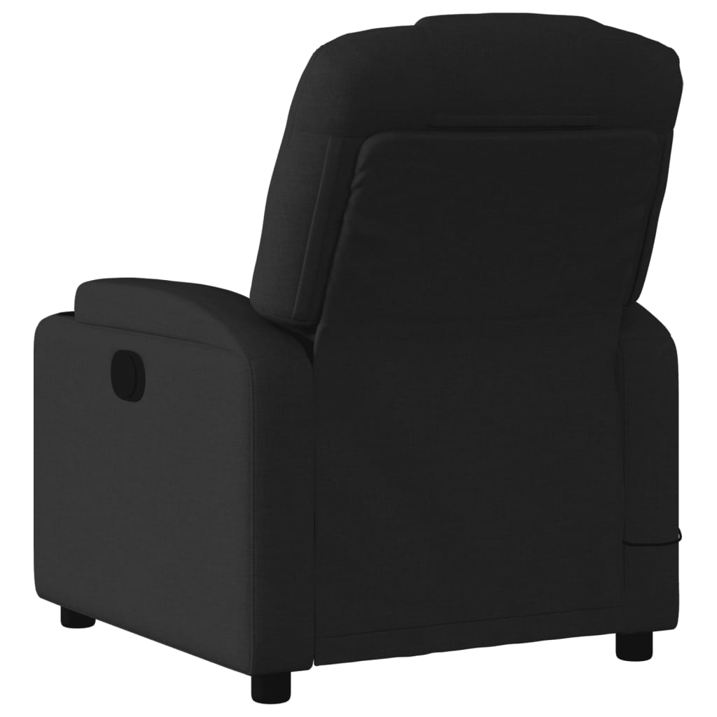 vidaXL Massagesessel Schwarz Stoff