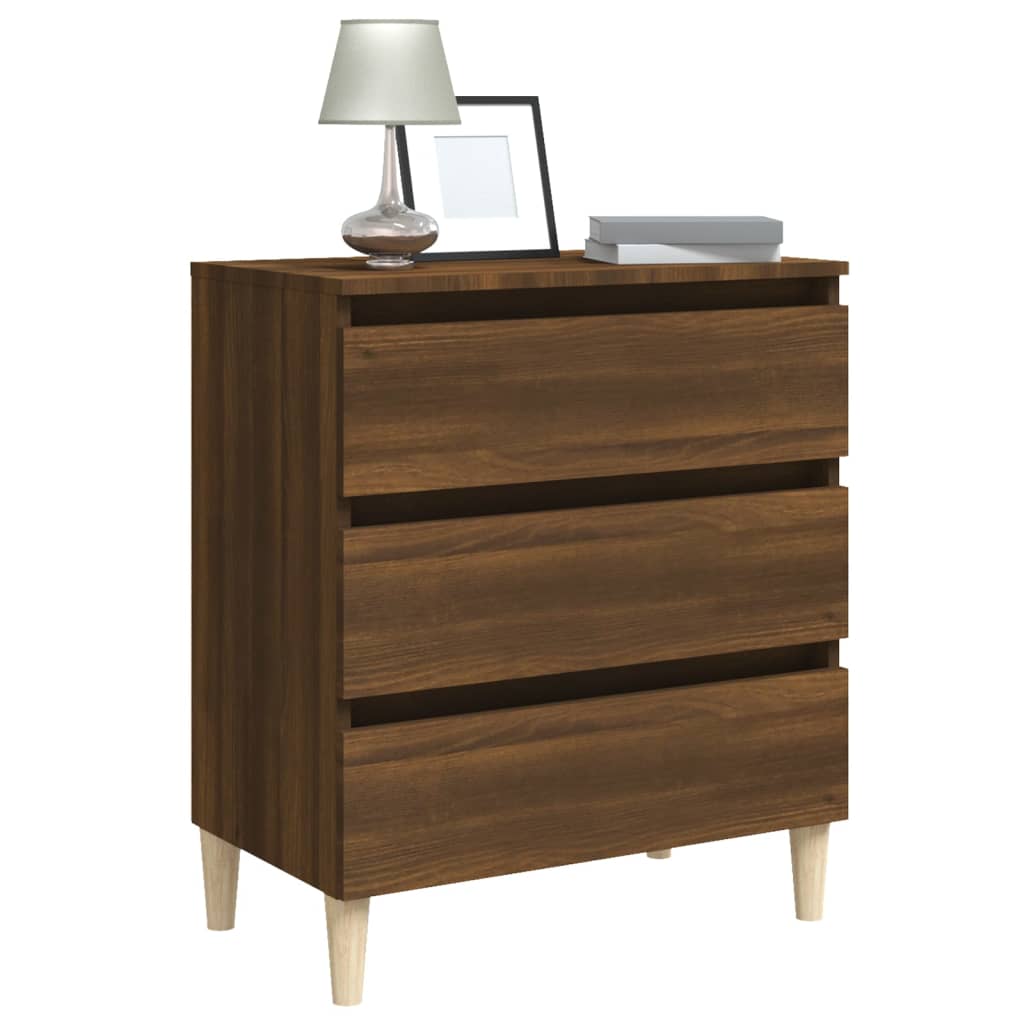 vidaXL Sideboard Braun Eichen-Optik 60x35x69 cm Holzwerkstoff