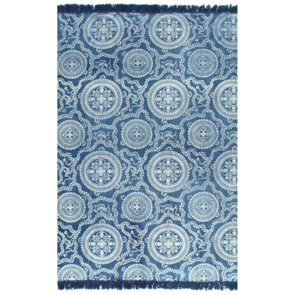 Outdoor Teppich dunkelblau 120x180 cm Bodenschutzmatte Kunststoffmatte  Haldia