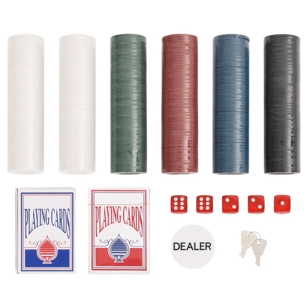 vidaXL Pokerchips-Set 300 Stk. 4 g