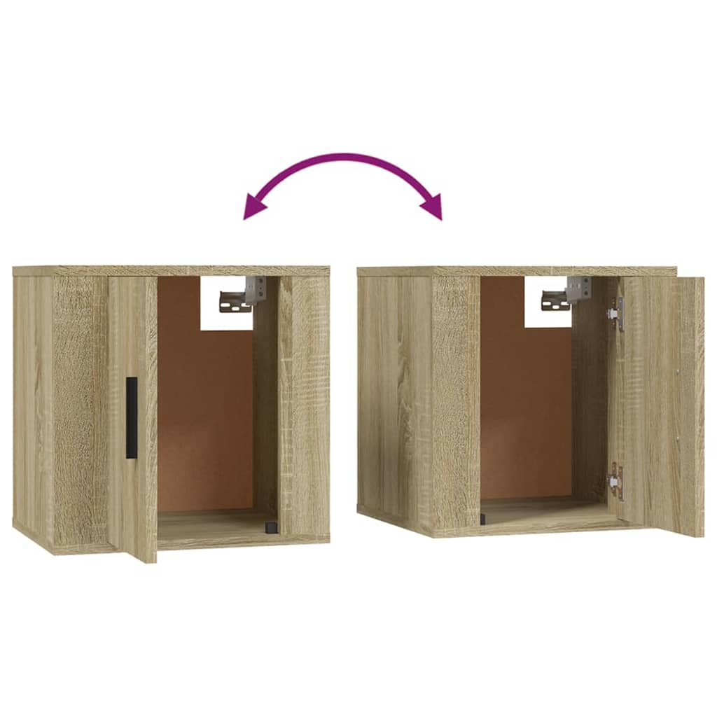 vidaXL TV-Wandschrank Sonoma-Eiche 40x34,5x40 cm