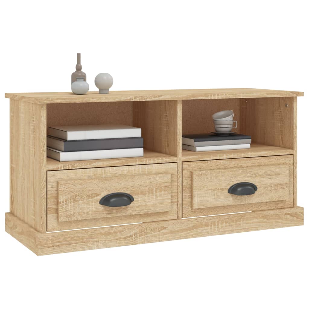 vidaXL TV-Schrank Sonoma-Eiche 93x35,5x45 cm Holzwerkstoff