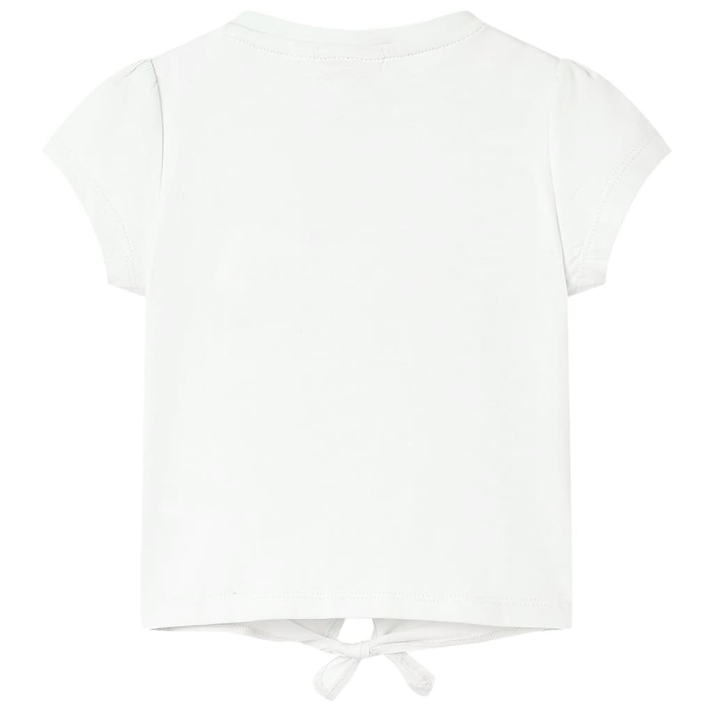 Kinder-T-Shirt Ecru 104