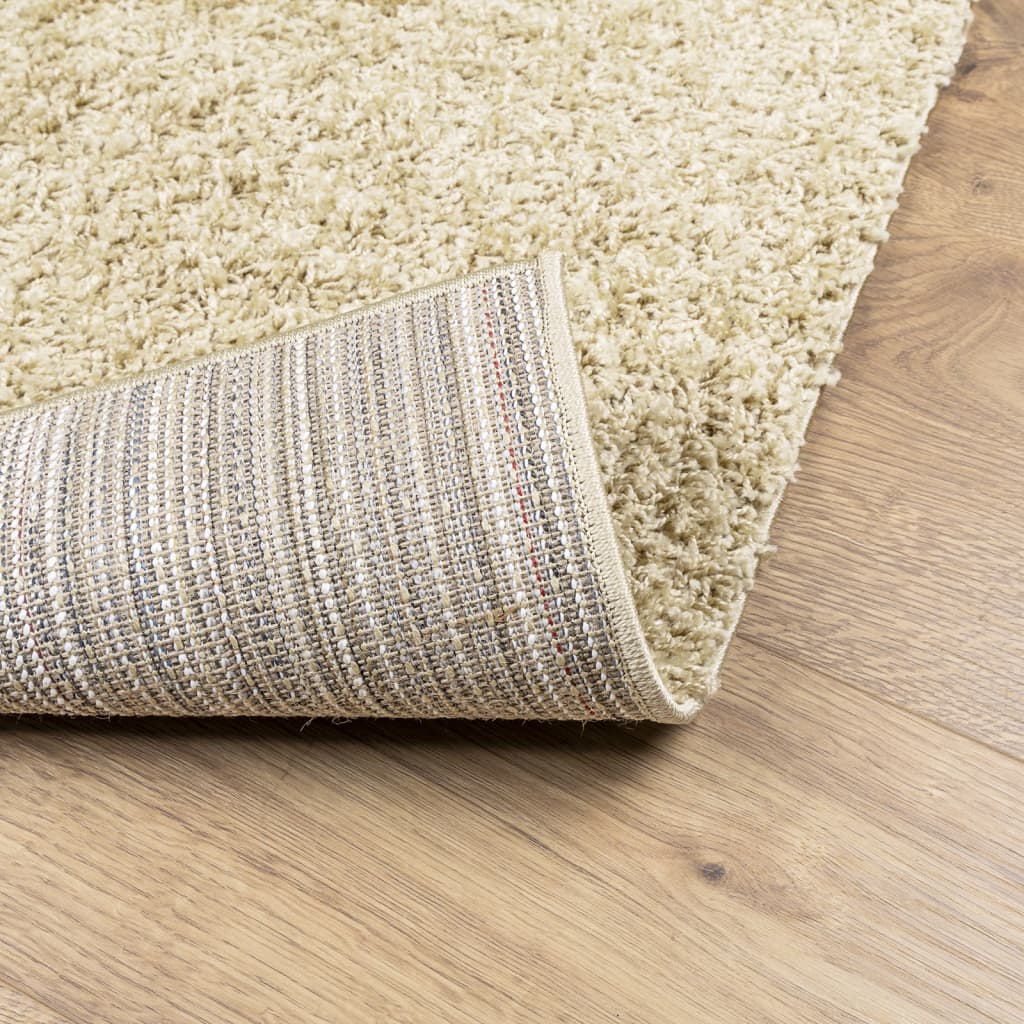 vidaXL Shaggy-Teppich PAMPLONA Hochflor Modern Golden 80x250 cm