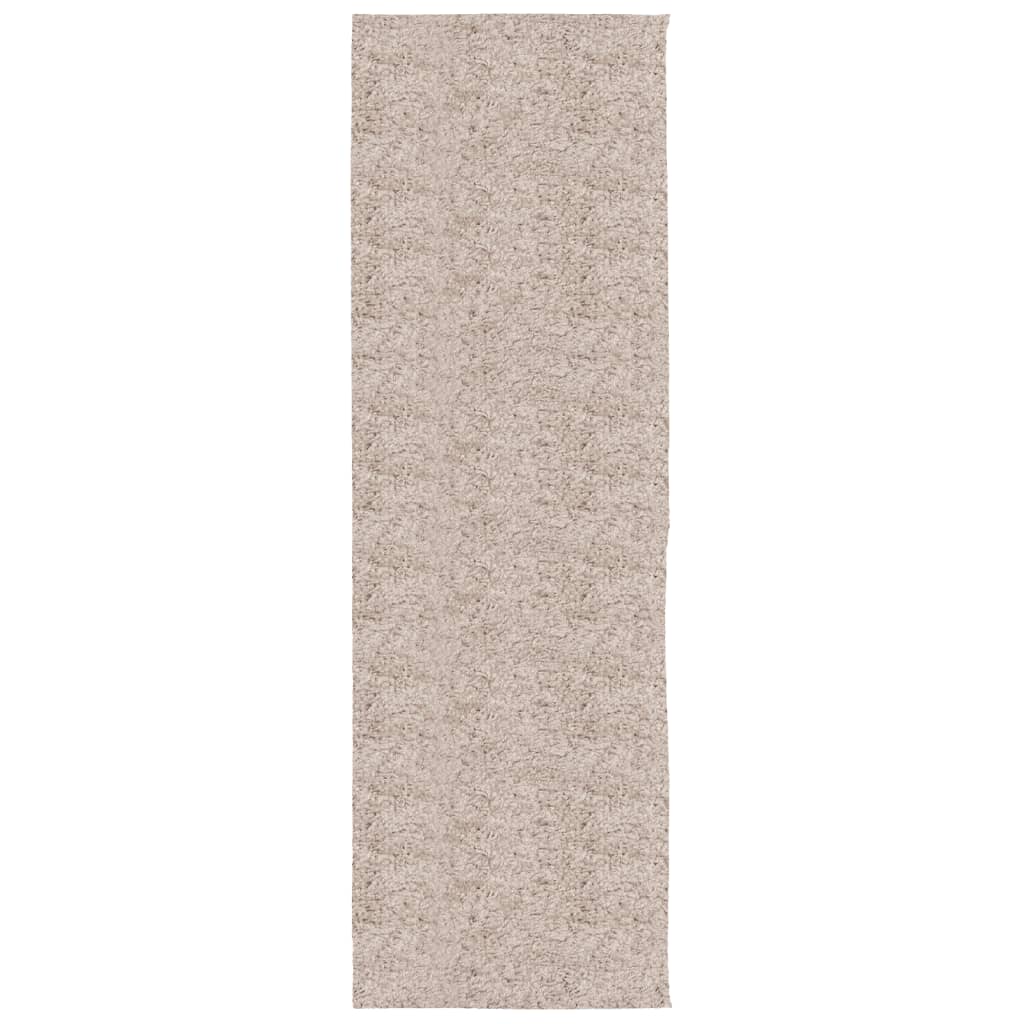 vidaXL Shaggy-Teppich PAMPLONA Hochflor Modern Beige 80x250 cm